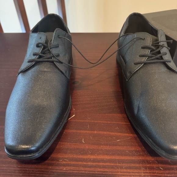 Calvin Klein Benton 2 Black textured oxford men’s dress shoes size 9 - Picture 10 of 13